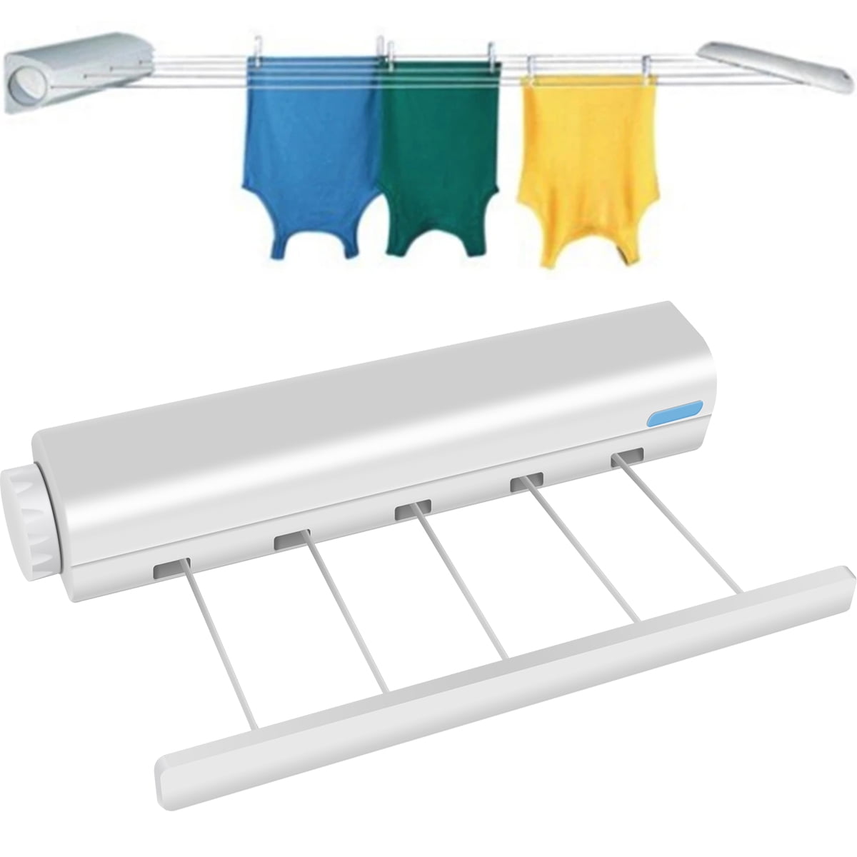 Retractable Outdoor Clothesline Wall Mounted Clothes Dryer Line