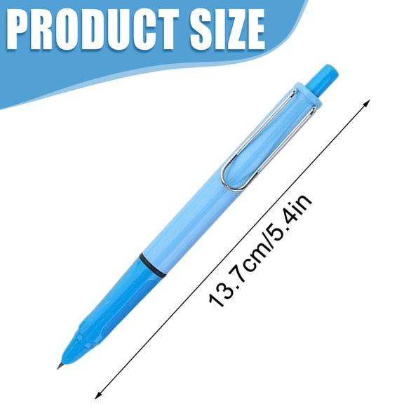 Retractable Pen 0.38mm Fine Point Refillable Black Ink Smooth Writing Office Business and Note Taking