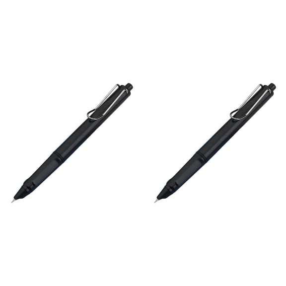 Retractable Pen 0.38mm Refillable Ink Writing Pen With Black Extra Fine Nib