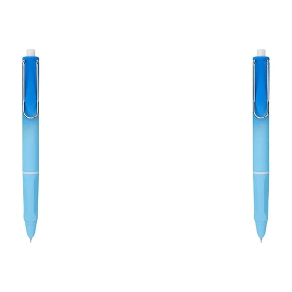 Retractable Pen 0.38mm Refillable Ink Writing Pen With Black Extra Fine Nib