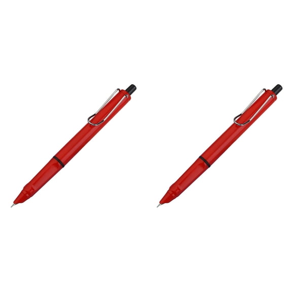 Retractable Pen 0.38mm Refillable Ink Writing Pen With Black Extra Fine Nib