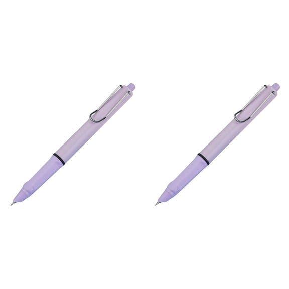 Retractable Pen 0.38mm Refillable Ink Writing Pen With Black Extra Fine Nib