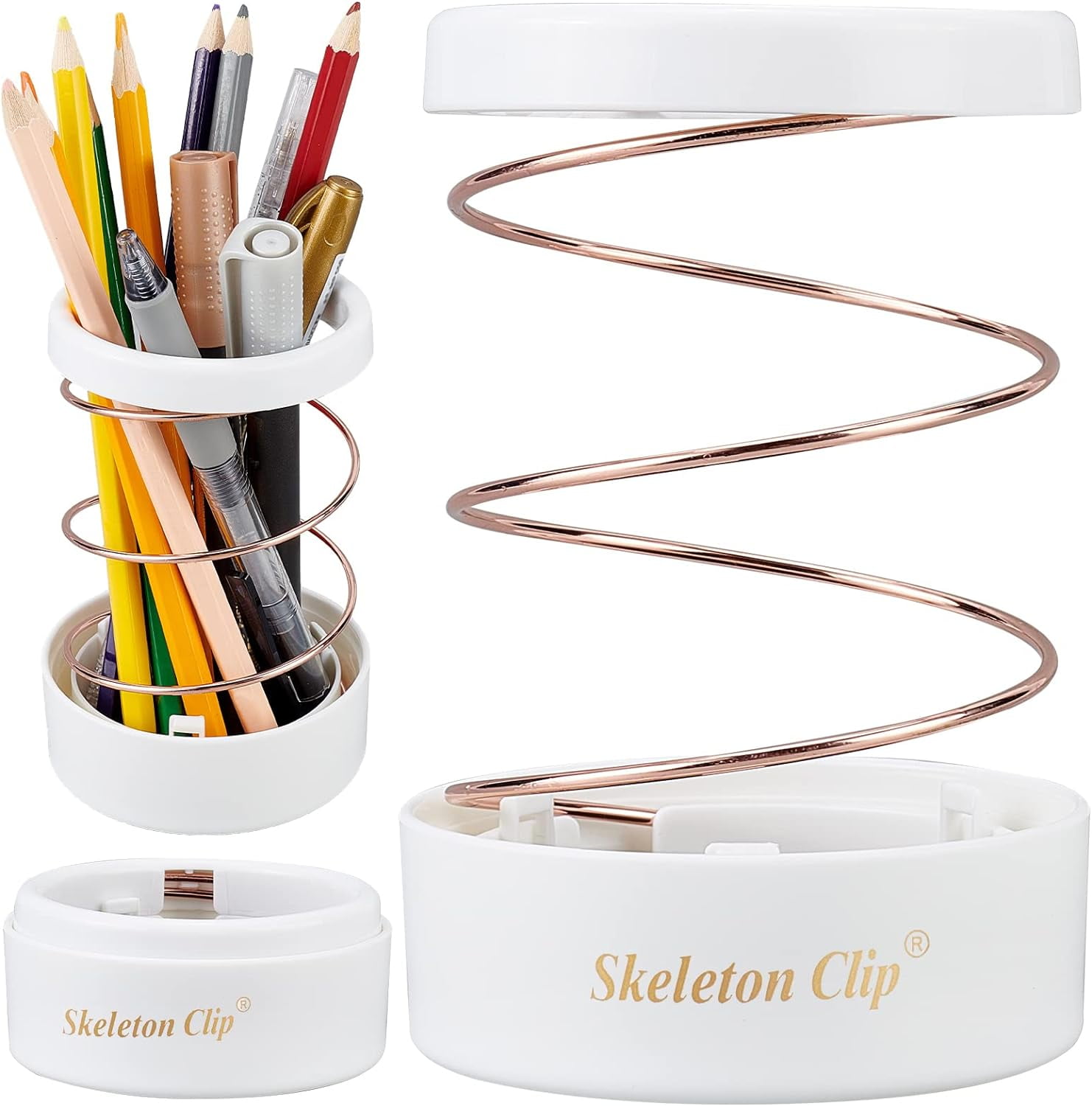 Retractable Pen Pencil Telescopic Holder Pencil Case Metal Wire Pencil