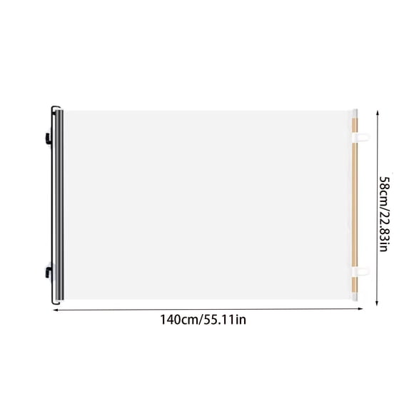 Retractable Pet Gate Pet Gate Retractable Pet Fence Pet Barrier Pet Isolation Net Pet Safety Fence No Drilling Pet Gate Anti-Climb Pet Barrier For Dogs Cats Pet Enclosure Mesh Pet Divider Gate