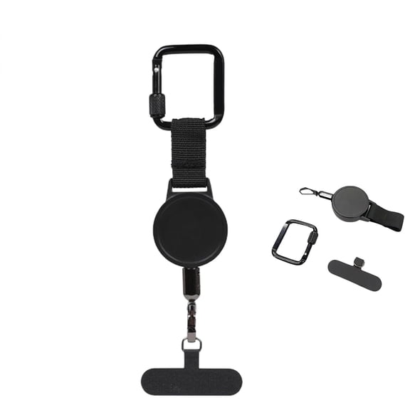 Retractable Phone Tether – Anti-Theft Retractable Lanyard, Adjustable for Outdoor Skiing and Travel
