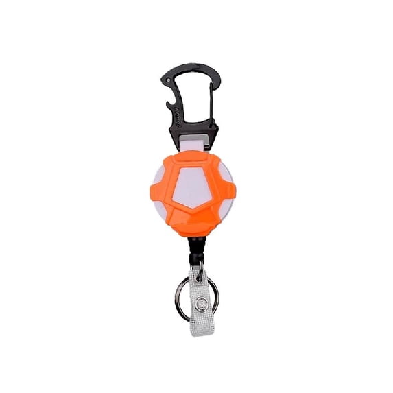 Key Holder Rop Retractable Pull Badges Holder Steel Wire Rope Buckles Holder Carabiner ...