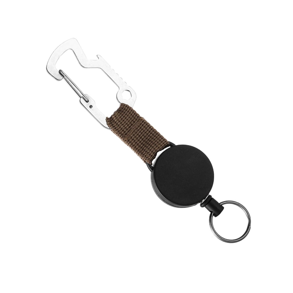 Fnb Rope Key Holder Retractable Pull Badges Holder Steel Wire Rope Buckles Key Holder ...