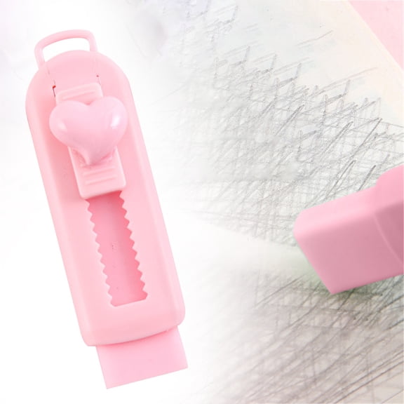 Retractable Push Pull Eraser Clean Mark Free Correction Tool For Office Home Use