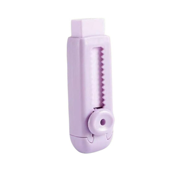 Retractable Push Pull Eraser PVC Material No Crumble Precision Erasing Adjustable Length for Students