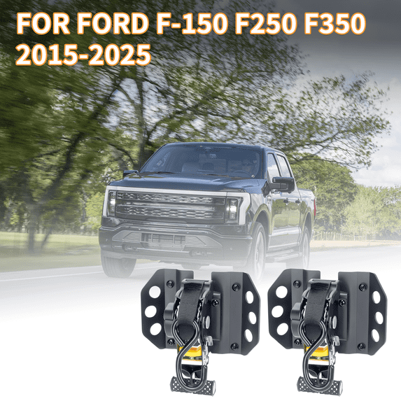 Ford F150 Straps Retractable Ratchet Straps For Ford F150 2015-2025 - 2PC Tie Down Replacement Set F150 Accessories