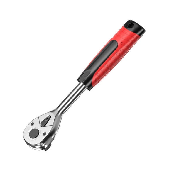Retractable Ratcheting Spanner Wrench Quick-Release Leverage Handle For Professional Vehicle Maintenance 1/4 3/8 Inch D