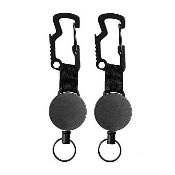 Retractable Reel, Key Ring, Badge Reel, Multitool Carabiner, Clip, Retractable Reel, Retractable Key Chain, Key Holder Clip