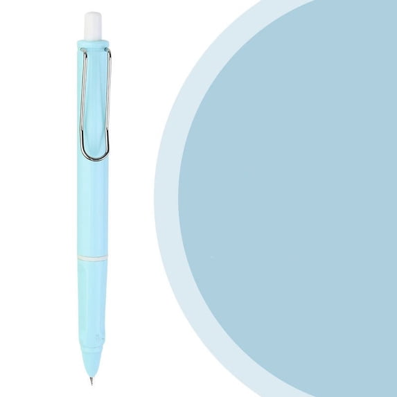 Retractable Refillable Pen 0.38mm Fine Point with Soft Non-Slip , Smooth Quick-Dry Ink for Everyday Writing and Note Taking