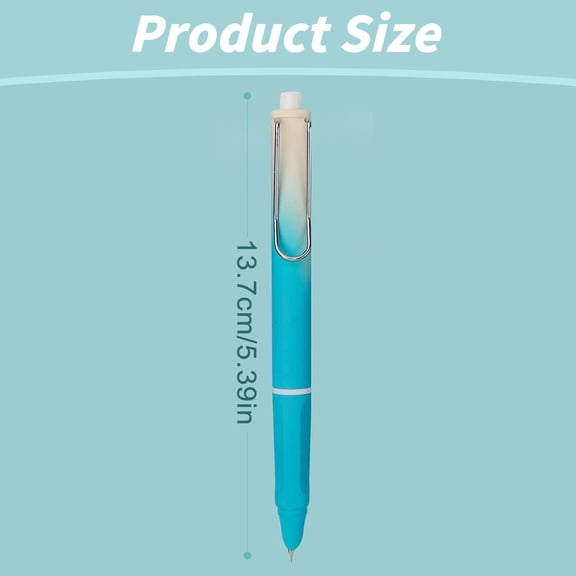 Retractable Refillable Pen Black Ink 0.38mm Smooth for Office Writing Note Taking and Planning