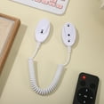 thumbnail image 1 of 4-Pack Retractable Remote Control Tether Cable, Remote Holder with Retractable Cord for Management, 1 of 12