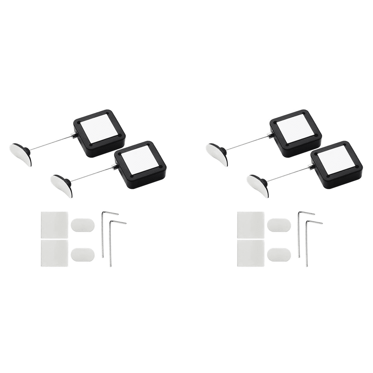 Retractable Remote Control Tethers, Remote Cable Lock , 6.6Ft /2M ...