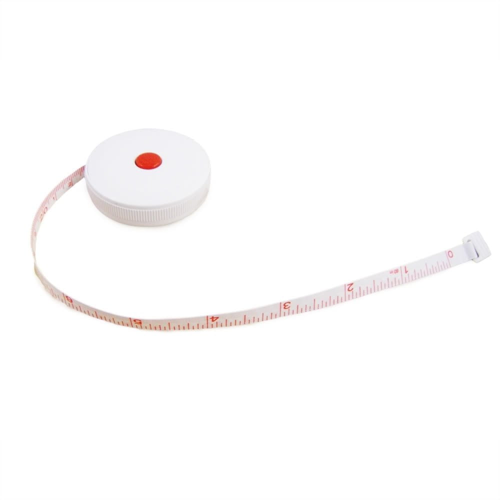 Unique Bargains 60-Inch Inch/Metric Tape Measure Tailor Sewing Cloth Ruler, Size: 159.4, White