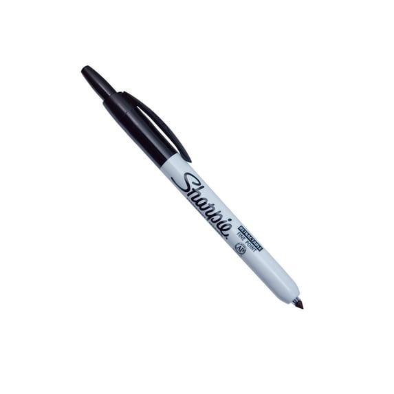 Retractable Sharpie Pen - Black