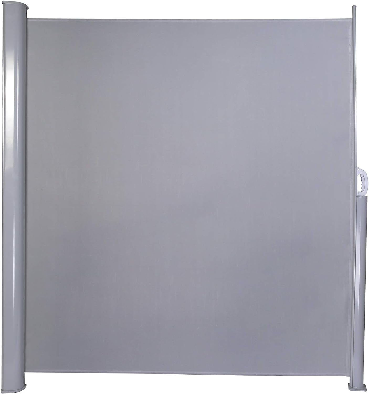 Gray 118" L x 78.7" H Aluminum Folding Privacy Screen