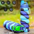 thumbnail image 1 of Retractable Silicone Silicone Travel Bottles Foldable Bottle Sport Water Bottle 500ml, 1 of 7