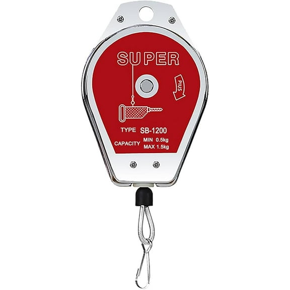 Retractable Spring Balancer，Heavy Duty Tool Hanging Holder with Positioner, Tool Balancer，Used for Hanging, Gathering, Transporting and Removing Tools. (Size : 0.6-1.5kg)