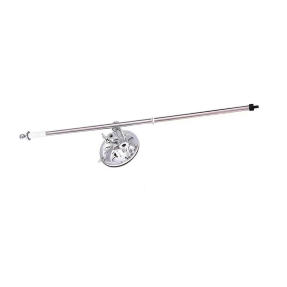 Retractable Stainless Steel Flagpole With Suction Cup Base For Vehicles Outdoor Celebration