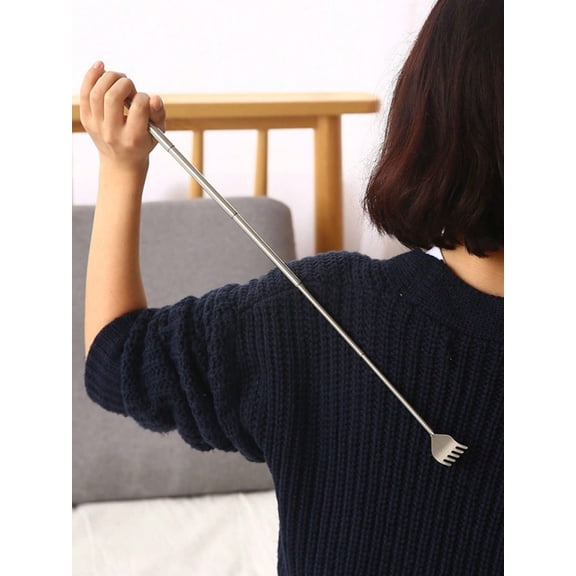 Retractable Stainless Steel Scraper Stick - Multi-Purpose Cleaning & Craft Tool for Removing Stickers, Paint, and Residue, Durable Everyday Carry Gadget
