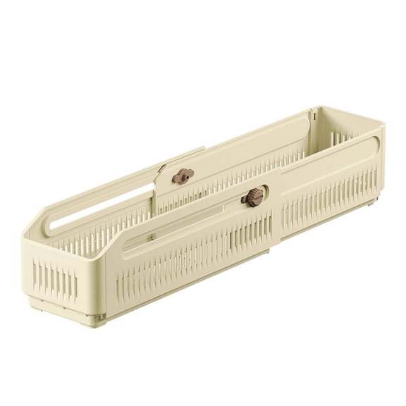 Retractable Storage Box for Kitchen Cabinet, Expandable Right Angle Organizer for Snacks Seasonings, Household Storage Bin(S)