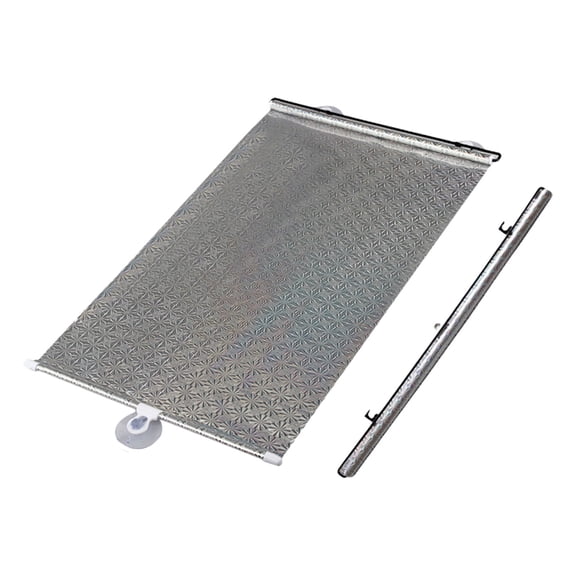 Retractable Sun Shade, Car Side Window Shades Roller Sunshade with Suction Cups for Cars House Office, Block Rays Glare and Heat 15.7*49In