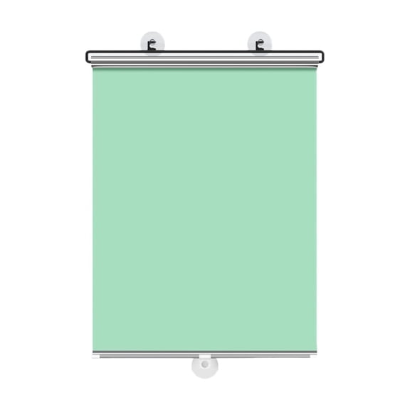 Retractable Sun Shade Roller Blind – Heat Blocking Window Cover for Indoor and Outdoor Use, UV Protection Roller Shade for Kitchen, Bathroom, Office, and Car Window, Easy Install Sunscreen