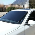 thumbnail image 1 of Retractable Sunshade Blind 18x49 In, Suction Cup Window Blind for Car Kitchen, 1 of 7