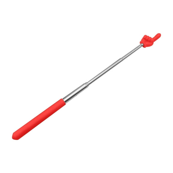 Retractable Teacher Pointer - Expandable Classroom Demonstration Stick, Finger Baton for Teachers, Presenters, and Early Education (1 Pack)