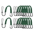 thumbnail image 1 of Retractable Tool Lanyard with Single Aluminum Buckle and Adjustable Loop End, Safety Fall Protection Tools Leash Dark Green 2ft, 1 of 6