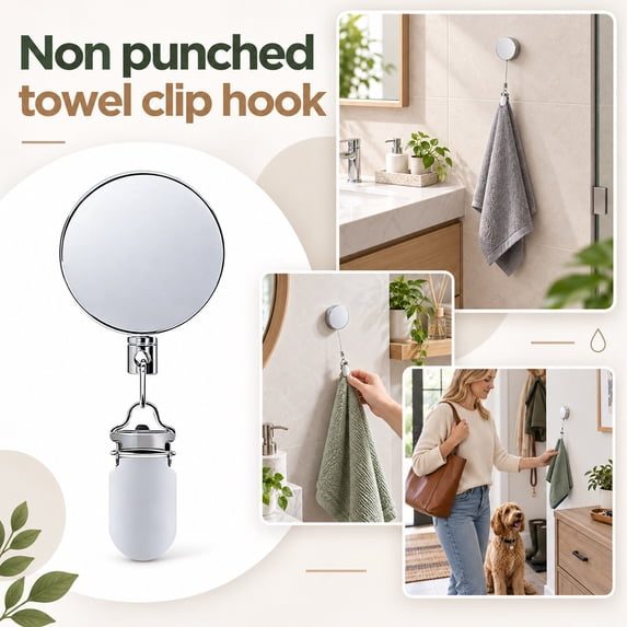 Retractable Towel Clip Hooks Heavy Duty Metal Badge Reel With Steel ...