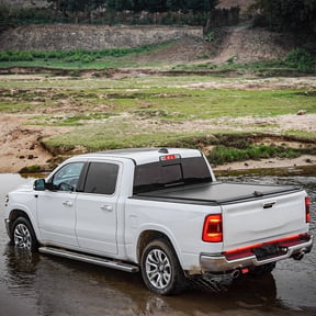 Retractable Truck Bed Tonneau Cover Compatible with 2009 2010 2011 2012 2013 2014 2015 2016 2017 2018 2019 2020 2021 2022 2023 2024 Ram 1500 (56/67Bed) Aluminum Truck Bed Cover Password Lock