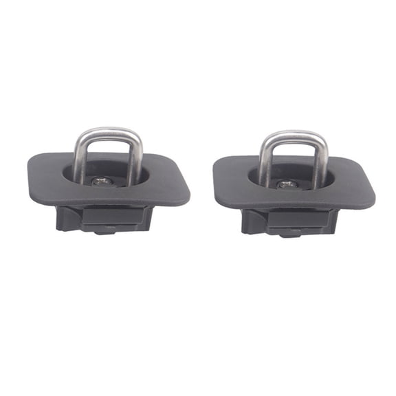 Retractable Truck Bed Top Side D Ring Stainless Steel Tie Down Anchors for Ranger F150 F250 F350 Super Duty-3000 2/4Pcs