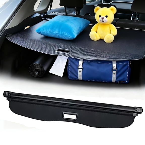 Retractable Trunk Cargo Shade for BENZ GLC Coupe 2015-2022 | Trunk Cargo Cover & Luggage Security Shade | Black Canvas, Anti-Peeping Privacy Screen | Easy Installation