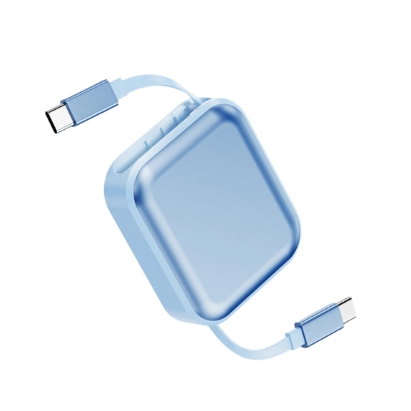 Retractable USB C Cable Supports 240W Fast Charging& 480Mbps Data Transfer