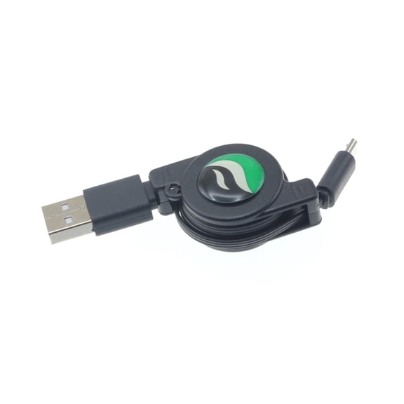 Retractable USB Cable Charger Power Cord J6D for LG Escape 3 (K373), K8+ (2018) - Motorola Moto G5 PLUS (XT1687) E5 Plus E4 PLUS G6 Play, Droid Turbo 2 - Samsung Galaxy Sky, S7 Edge S6 Edge