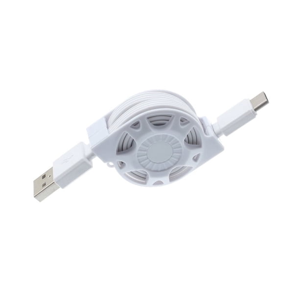 Retractable USB Cable for Samsung Galaxy A73 5G,A53 5G,A33 5G,A13 5G,A03s Phones - Type-C Charger Power Cord USB-C