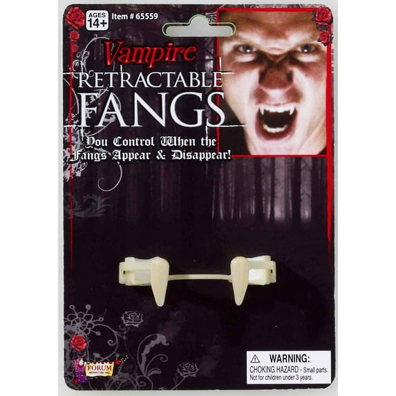 Retractable Vampire Fangs Adult