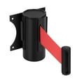 thumbnail image 1 of Retractable Wall Barrier Belt Retractable Rope Safety Barriers 10 ft / 3m Red Wall Mounted Stanchions With Retractable Belts Crowd Barrier Tape Queue Line Dividers Steel Case, 1 of 9