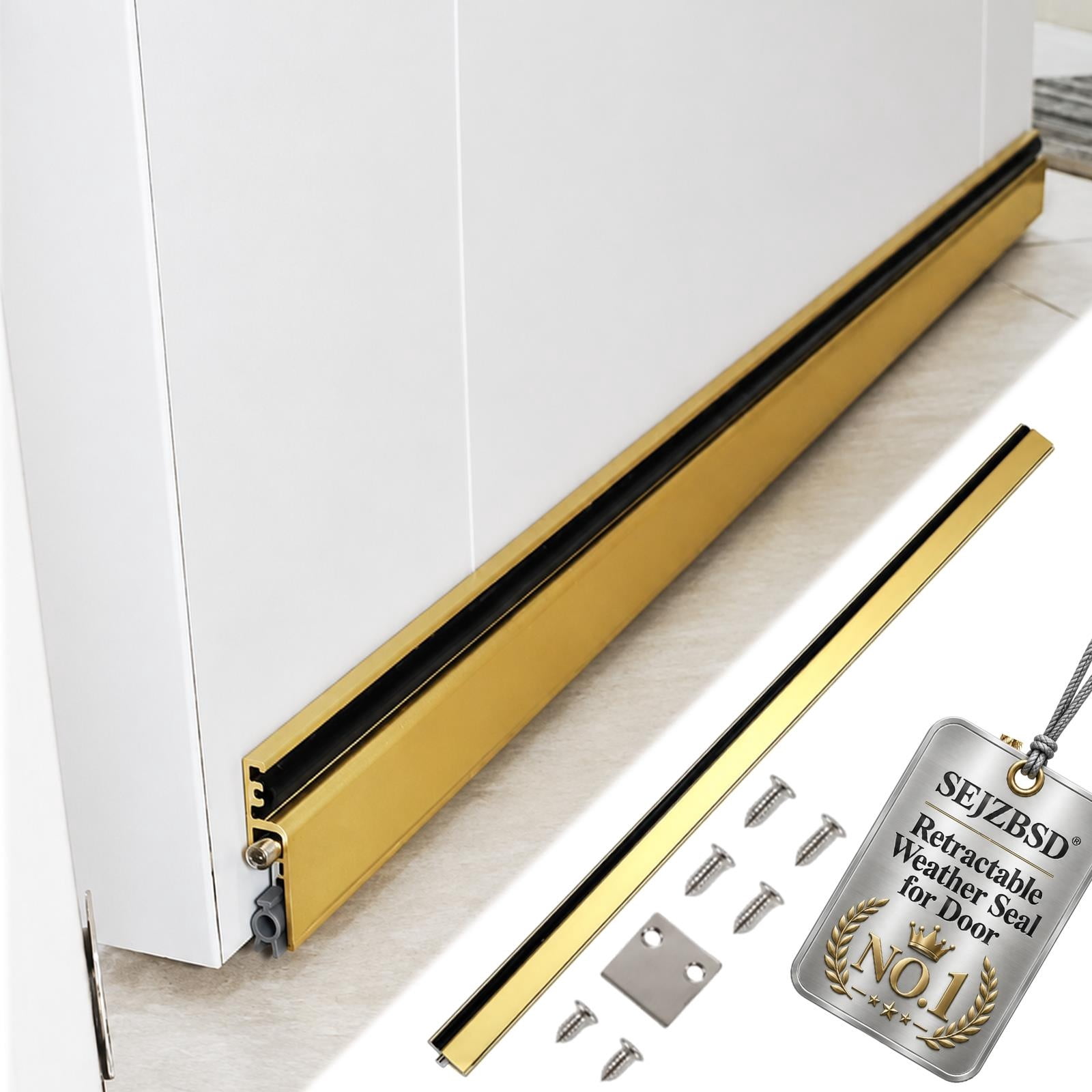 Retractable Weather Seal for Door Automatic Sweep Aluminum Alloy ...