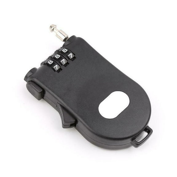 Retractable Wire Rope Password Lock Combination Coded Locker Keyed Padlock