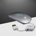 thumbnail image 1 of Retractable Wired Mouse Notebook computer telescopic wired mouse Silent Mouse USB Optical Mouse for Office,Games, 1 of 1