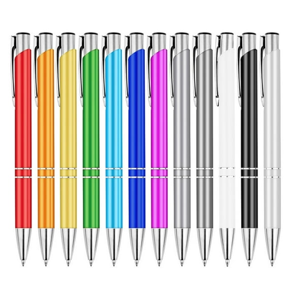 Retractable ballpoint pen,Ballpoint pen, office supplies, long-lasting pen core, black ink, easy to replace, portable, multiple colors, suitable for office use