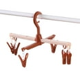 thumbnail image 1 of Retractable drying rack with 6 shelves Rotating drying rack, red, 1 of 5