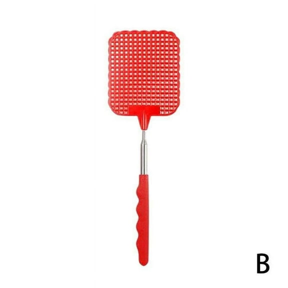 Retractable plastic fly swatter steel lever Y0R4