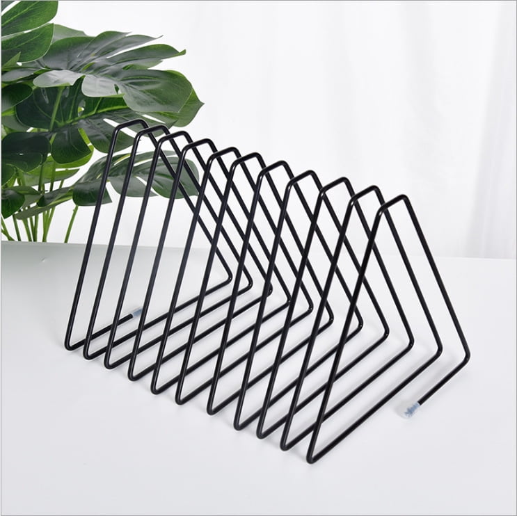 Retractable triangle metal book stand simple iron book stand book by ...