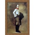 thumbnail image 1 of Retrato de Carlos Carneiro, Cavaleiro 28x40 Large Gold Ornate Wood Framed Canvas Art by Antonio Carneiro, 1 of 2